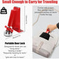 Door Stoppers Security,Portable Door Lock Brace for Home Security and Personal Protection,Apartment Hotel Door Lock,Security Jammer Stopper for Women,Personal Protection (no Alarm)