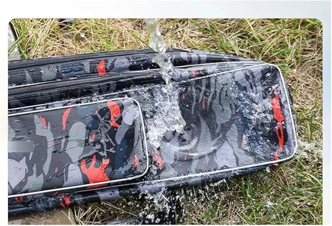 Suwequest Fishing Gear Storage Bag 120 125 130CM Thickened Waterproof Multi-Functional Fishing Bag 2/3 Layer Fishing Rod Bag