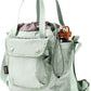 Bellroy Cinch Bucket Bag (compact 9 liter lightweight crossbody bag with external organization, internal zip pocket, adjustable shoulder strap, and adapts to be carried three ways) - Seafoam