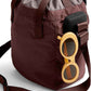 Bellroy Cinch Bucket Bag (compact 9 liter lightweight crossbody bag with external organization, internal zip pocket, adjustable shoulder strap, and adapts to be carried three ways) - Burgundy