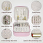 Travel Small Portable Mini Jewelry Box for Rings Earrings Necklaces and Lipstick Pink