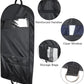 Univivi Garment Bags for Travel and Storage 43" Hanging Suit Bag Clear Suits Cover with Mesh Pockets for Coat, Shirt, Jackets, dresses