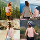 ZOMFELT Hiking Backpack for Women Men, 15L Lightweight Packable Backpack for Trip, Water Resistant Small Travel Backpacks, Foldable daypack for Hiking, Walking, Cycling, Camping, Pink - Roamly