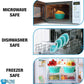 Collapsible Bowls for Camping, Set of 4 Silicone Food Storage Containers with Lids, Rv storage and organization, Rv Kitchen Accessories, BPA Free, Microwavable, Freezer, Dishwasher Safe