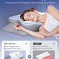 Cervical Pillow for Neck Pain Relief - Ergonomic Memory Foam Pillow with Cooling Case Orthopedic Support Side Sleeper Pillow for Pain Relief Support for Side Back Stomach Sleepers
