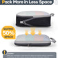 Veken 2/6/9/11 Set Compression Packing Cubes for Travel Essentials,Compressible Expandable Large Luggage Suitcase Organizer Bags for Clothing,Durable Space Saver Storage Bags(Black)