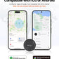 LiTag Duo - Dual System Tracker for iOS or Android, Bluetooth Tracking Tag/Key Finder/Luggage Tracker/Item Locator, Compatible with iOS Find My or Google Find Hub App (1 Pack)