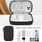 FYY Electronic Organizer, Large Travel Cable Organizer Bag Pouch Electronic Accessories Carry Case Portable Waterproof Double Layers All-in-One Storage Bag for Cable, Cord, Charger, Phone, Coffee