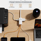 TESSAN USB Charging Station PD 65W, USB C Charger Blocks with 3 AC Outlets, Desktop Phone Fast Charger with Flat Plug for Phone Tablet Laptop, Travel, Office