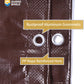 GUARD SHIELD Brown Tarp 8x8 Feet Waterproof Tarps Lightweight Camping Tarp Outdoor Multi Purpose Poly Cover 6mil
