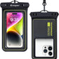 IP68 Waterproof Phone Pouch, Floating Waterproof Phone Case for iphone 16 15 14 13 Pro Max Xs Plus Galaxy S24+ S23 Pixel 8 with Detachable Lanyard,Cellphone Dry Bags Beach Vacation Essentials -2 Pack