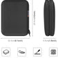 Electronic Accessories Organizer Carry Bag, Travel Cable Storage Case Portable Waterproof Double Layers All-in-One Storage Bag for Cord, Charger, Earphones, U Disk, USB Cable (L)