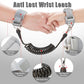 Toddlers Leash + Anti Lost Wrist Link Child Kids Safety Harness Kids Walking Wristband Assistant Strap Belt for Boys Pink Christmas Gift (Black 2)