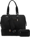 Weekender Bags for Women, Large Travel Duffel Bag with Shoes Compartment, Carry On Overnight Tote Bags with Toiletry Bags, Hospital Bags for Labor and Delivery - Roamly