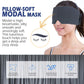 Mavogel Sleep Mask, Modal Material Eye Mask for Sleeping, Ultra Soft Skin Friendly Full Eye Covers for Women Men, Light Blocking Sleeping Mask for Travel Yoga Nap, Fully Adjustable Strap, Dark Grey