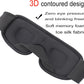 Sleep Mask for Men and Women 3D Contoured Eye Mask Patented Adjustable Light Blocking Night Mask for Sleeping (Grey)