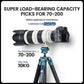 Fotopro Carbon Fiber Tripod 60 Inch 360 Degree Ball Head Quick Release Plate Lightweight Travel Tripod, Max Loads up to 17.6lbs, Blue