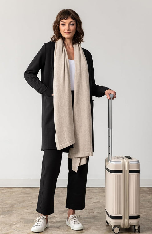 zestt Dreamsoft Travel Scarf, Wrap and Shawl for Women, Organic Cotton