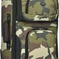 U.S. Traveler Lightweight Rolling 20" Carry On Luggage Softside Suitcase, Camouflage, 2 Wheel Single