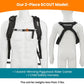 Piggyback Rider - Scout Standing Child Carrier Backpack for Events & Travel - Complete Parent & Child Set with Secure Safety Harness for Ages 2-4, Toddler Carrier Up to 50lbs