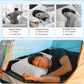 YOUR MOON Memory Foam Travel Pillow, Pure Cotton Cover, Compressible Camping Pillow for Sleeping, Portable Backpacking Support Pillows for Hiking, Car & Airplane (Off White)