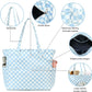 Waterproof Beach Tote Pool Bags for Women Ladies Extra Large Gym Tote Carry On Bag With Wet Compartment for Weekender Travel