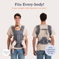 Beco 8 Baby Carrier from Newborn to Toddler (7-45lbs) - All in 1 Hybrid Front, Hip and Backpack Style Carrier with Breathable, Cooling Mesh - Boho Rainbow