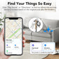 2025 New [Apple MFi Certified] (iOS Only) Air Tracker Tags-5 Pack, Bluetooth Tracker for Apple Find My, Replaceable Battery, Key Finder and Item Locator Smart Tag for Keys, Bags, Luggage, Pets, Wallet