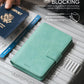 VULKIT Passport Holder with Airtag Holder RFID Blocking Passport Wallet Travel Leather Passport for Women(Mint Green)