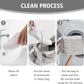 HEAVYWOOD Shoes Bag for Washing Machine Reusable Shoe Cleaning Washing Machine Bag Sturdy Anti-Rust Zipper 15.7’’*7.8’’ Shoe Laundry Bag for Washer and Dryer for Sneakers (Gray, 2Packs)