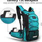 Insulated Hydration Pack Backpack with 3L BPA Free Leak-Proof Water Bladder, Keep Liquids Cool for Up to 5 Hours, Daypack for Hiking, Running, Cycling, Hunting, Climbing
