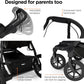 Thule Urban Glide 4-Wheel Single Child All-Terrain Stroller, Full-Suspension System, Air-Filled Tires, Upright seat with Adjustable Recline and Built-in Leg Rest, Baby Stroller