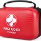 First Aid Kit for Car Home Travel Camping, 350pcs Compact Waterproof Hard Case, Public Emergency Must Have Survival Kits - Perfect for Businesses, Boat, Hiking, Vehicles, Sports (PUMIER)
