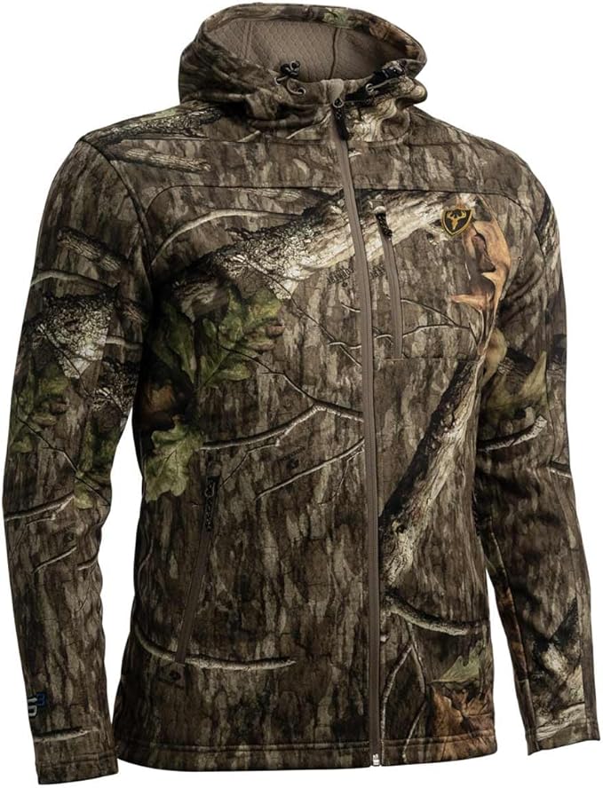 SCENTBLOCKER Shield Series Silentec Midweight Jacket, Camo Hunting Clothes for Men