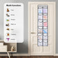 12 Large Pockets Over The Door Hanging Shoe Organizer, White