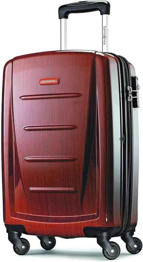 Samsonite Winfield 2 Hardside Luggage with Spinner Wheels, Burgundy, Carry-On 20-Inch