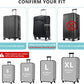 Travelkin Luggage Covers For Suitcase Tsa Approved,Suitcase Cover Protector Fit 18-32 Inch Luggage (Blue Wave, S)