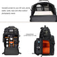 MOSISO Camera Backpack, DSLR/SLR/Mirrorless Photography Tactical Camera Bag Case with Tripod Holder & 15-16 inch Laptop Compartment & USA Flag Compatible with Canon/Nikon/Sony, Night Camouflage