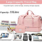 Extra Large Travel Duffle Bag,Carry on Overnight Weekend Bag with Shoes Compartment,Weekender Bags for Women for Travel Business Trips Sport Hospital