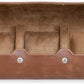 ROTHWELL Watch Roll Travel Case for 3 Watches | 100% Real Leather, Tough Portable Protection, Fits All Wrist Watch & Smart Watches Up to 50mm (Tan/Tan)