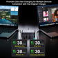 600W USB C Fast Charger Block, 8 Port USB Charging Station, GaN Ⅲ Pro Double 140W Port Charging Station for Multiple Devices,Laptop Wall Charger Compatible with DELL, MacBook,iPhone 17,Galaxy S24