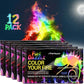 Fire Dazzle Fire Color Changing Packets for Fire Pit - 12 Pack Color Packets, Flame Changer for Fire Pit and Campfires - Camping Games Accessories for Kids and Adults