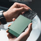 VULKIT Pop up Card Holder Minimalist Credit Card Holder RFID Blocking Slim Metal Card Case for Men or Women(Midnight Green)