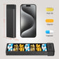 HEIYING Pill Organizer with Aluminum Shell for One Week Capacity, Portable 7 Compartments Pill Box Container to Hold Vitamin, Medicine, Supplements