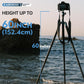 Fotopro 62 Inch Carbon Fiber Tripod for Camera Ultralight Travel Camera Tripod Max Loads Up 22lbs X-Aircross 3 Blue
