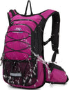 15L Insulated Hydration Backpack Pack with 2L Water Bladder Lightweight Hiking Backpack Bag for Women Men Daypack for Hiking Running Festival Camping Biking - Roamly