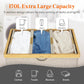 Lifewit 170L Triple Laundry Hamper with Lid, Extra Large Bamboo Laundry Basket Dirty Clothes Hamper,3 Section Laundry Bin Organizer for Laundry Room Bedroom with 3 Removable Liners & Bags, Beige