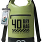 Lamicall Dry Bag Waterproof Backpack - [Zippered Pocket] 5L/10L/20L/30L/40L Roll Top Waterproof Bag with Water Proof Phone Pouch, Floatable Drybag for Swimming, Boating, Kayaking, Camping, Beach