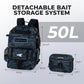 KastKing BaitSpace 50L Fishing Tackle Backpack with Removable Bait Binder,2 Rod Holders Storage Fishing Gear and Equipment