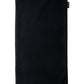 ZENPAC Shoe Dust Bags, Black Duster Flannel Pouch with Drawstring Closure, Washable Breathable Cotton Fabric for Boots, Travel, Luggage, 8x17, 4 Pack